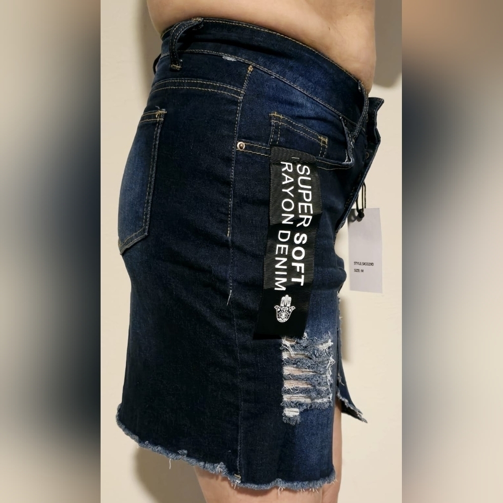 Short Women's Bamboo Skirt Size S, M, L, XL - Picture 5 of 5
